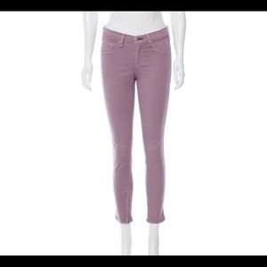 Rag & Bone Zipper Mid-Rise Skinny Jeans.  Size S/US 26